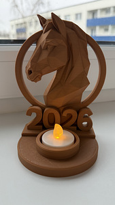 3D-kujuke “2026” hobusega (1 foto / 1)
