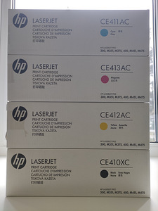 HP LaserJet: CE410XC, CE411AC, CE412AC, CE413AC (1 foto / 1)