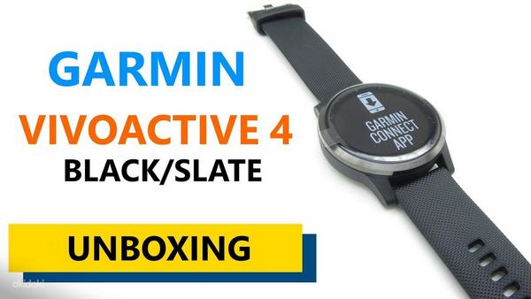 Garmin Vivoactive 4 GPS Smartwatch black, uus (foto #3)