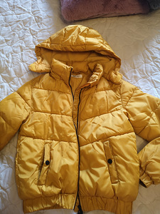 Kollane soe jope kasvule 146cm (1 foto / 3)