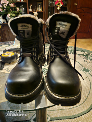 Зимние новые ботинки (фото #2)