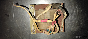 Трансформатор от зарядного-пускового устройства 220\12 вольт
