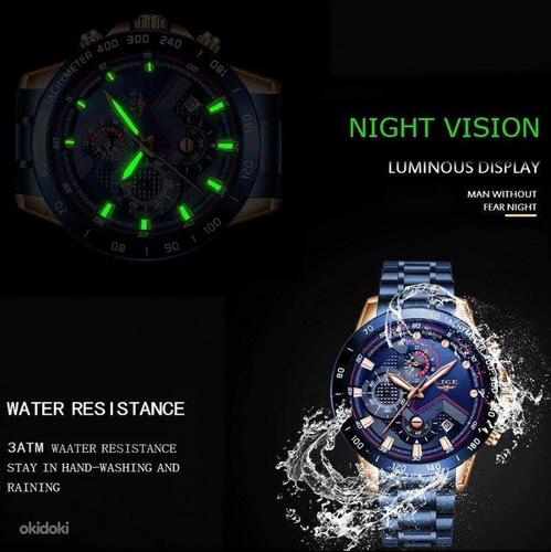 Красивые мужские часы LIGE - Deep Sea (фото #3)