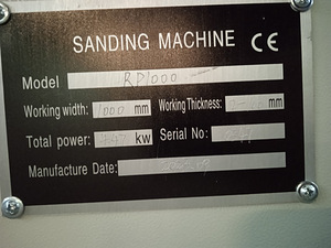 20-29- Šepetinės šlifavimo staklės WOODLAND MACHINERY (naujo (7 nuotrauka iš 7)