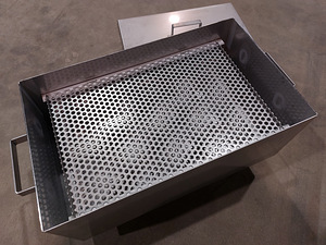 Suitsukoda roostevaba terasest (mõõt 500x300x200mm) (3 foto / 7)