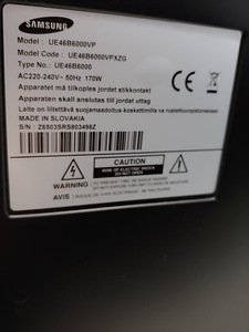 TV LED SAMSUNG UE46B6000VP 46" FULL HD (2 foto / 3)