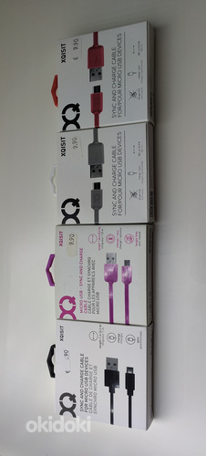 Micro USB, USB-C laadimiskaablid (foto #1)