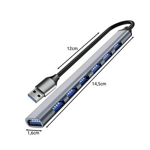 7-portine usb splitter hub HUB USB- 1 port 3.2 + 6 ports 2.0 (3 foto / 4)