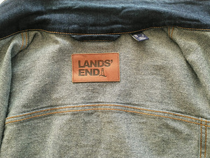 Lands End Denim Trucker Jacket L 52 (4 фото из 9)