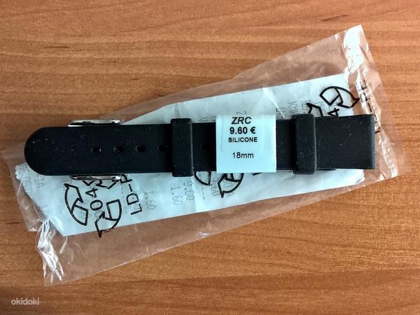 Спортивный ремешок для часов резиновый браслет 18 мм (фото #2)