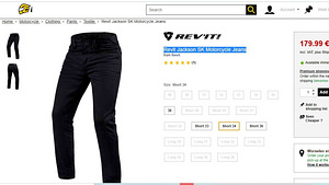 Revit Jackson Motorcycle Jeans W33 L36 (8 фото из 10)