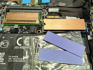 Heat-conducting radiator for M.2 NGFF 2280 (7 foto / 10)