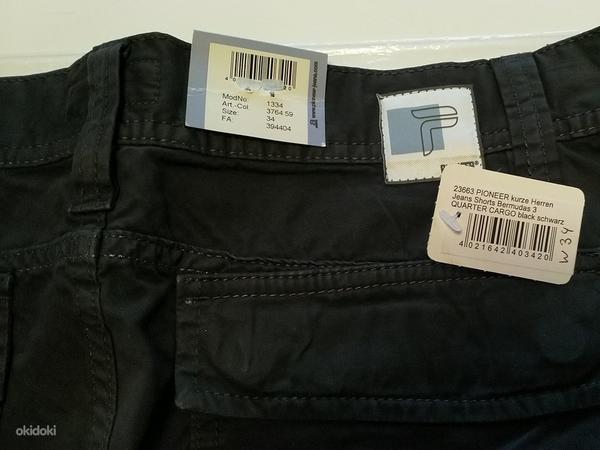 PIONEER Jeans Shorts Bermudas 3 QUARTER CARGO black W34 (foto #1)