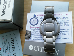 Citizen Quartz Alarm Chronograph 6870 Titanium (7 foto / 8)