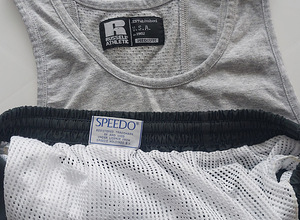 Speedo Sports Shorts ja Russell Sports T-särk. M (6 foto / 6)