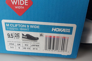 HOKA ONE ONE M CLIFTON 9 Wide 43-44 EU (4 foto / 7)