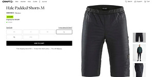 Craft Hale Padded Shorts Men Black L (8 foto / 10)