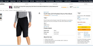 Craft Hale Padded Shorts Men Black L (9 foto / 10)