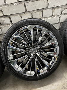 20" 5x120 Lexus 2021a. LS500h оригинальные диски + летняя ре (4 фото из 9)