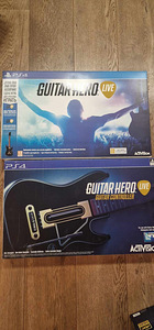 PS4 pro 1tb + 2 контроллера + Guitar Hero 2 гитары + игры (2 фото из 4)