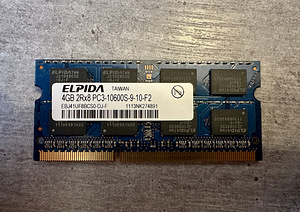 Sülearvuti operatiivmälu 4GB DDR3 SO-DIMM (1 foto / 2)
