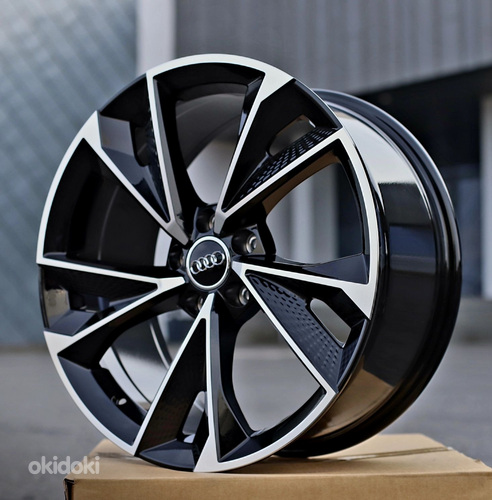 R21 veljed 5x112 Audi Vw Skoda Black polish uued