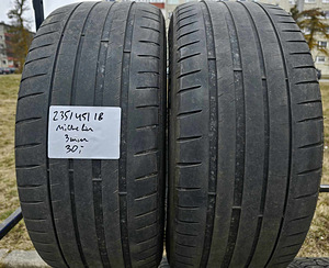 R18 rehvid 235 45 18 michelin 3mm 2tk