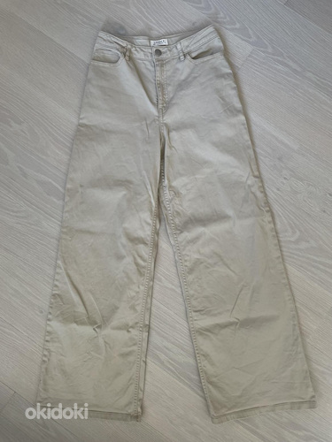 Бежевые брюки Lindex 164 (фото #1)