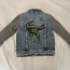 Джинсовая куртка с динозавром H&M 122/128 (фото #2)