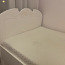 Bianco Fiori 90x200, с тумбочкой и ящиком для кровати (фото #2)