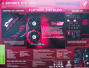 MSI Geforce GTX 1050 TI (3 foto / 3)