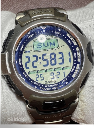 Часы Casio Pro Trek prg 50 Titanium Solar