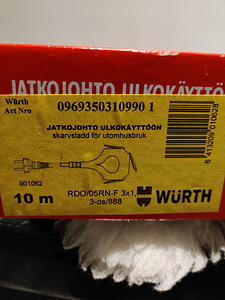 Pikendusjuhe välistingimus 10 m 3x1,5 mm² 3 o (3 foto / 3)