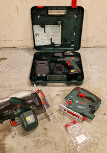 Tööristad BOSCH PKS 18 Li + PST 18 Li + PSR 1800 Li-2 (1 foto / 5)