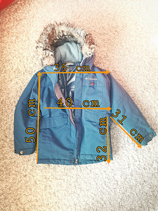 Columbia 116 Laste Poiste Talve Jope Parka (4 foto / 5)
