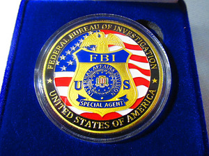 Federal Bureau of Investigation ( FBI ) Challenge Coin (2 foto / 2)