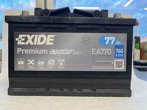 Аккумулятор Exide Premium Carbon 77Ач 760А (2 фото из 2)