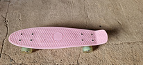 Скейтборд 56 см, розовый