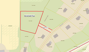 Müüa 5973m² suurune kinnistu Eliste teel, Kuressaarest 3,5km (2 foto / 2)