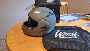 Mootorratta kiiver, WESTT M,57-58 ! (5 foto / 6)