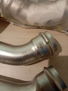 Viega SANPRESS INOX колено из нержавеющей стали 45°! (3 фото из 3)