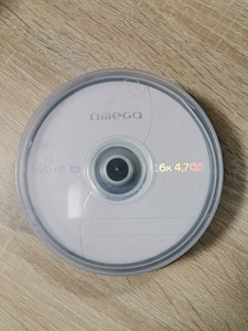 Omega DVD+R 4,7GB 16x 10 tk. (1 foto / 2)