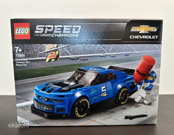 Lego Speed Champions Гоночный автомобиль Chevrolet Camaro ZL1 75891 (фото #1)
