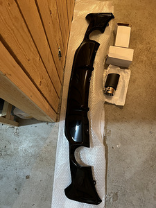 BMW F36 Rear Diffuser + exhaust tips (2 foto / 5)
