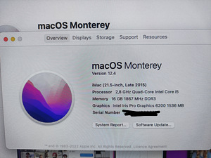 iMac 21.5 Late 2015 (2 foto / 2)