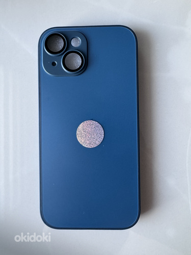 Чехол для iPhone 15 синий (фото #1)