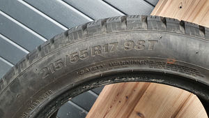 Naastrehvid KUMHO Craft Ice 215/55 R17 (5 foto / 5)