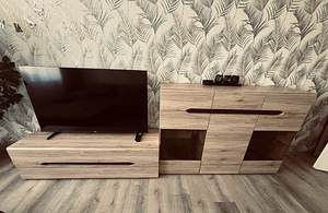 Kummut + TV-alus + Riiul (1 foto / 3)