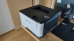 Новый лазерный принтер Lexmark B3442dw за полцены!