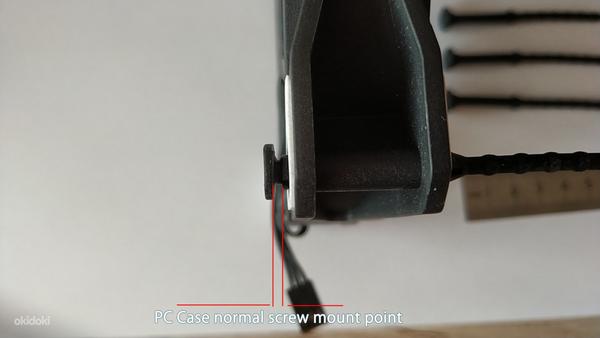 PC fani vibratsiooni kustuti kummist kruuvid. 25mm (foto #4)